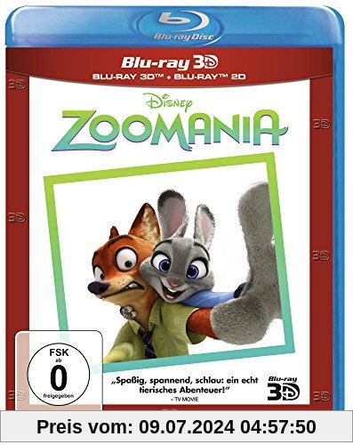Zoomania 3D+2D Superset [3D Blu-ray] von Byron Howard