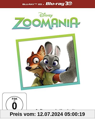Zoomania 3D (inkl. 2D Superset) [3D Blu-ray] von Byron Howard