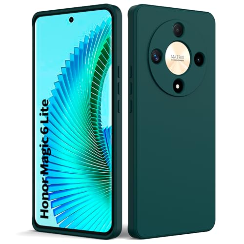 Byvuwiay Hülle für Honor Magic6 Lite 5G, Anti-Scratch Stoßfeste Hülle, TPU Weich Bumper Schutzhülle für Honor Magic6 Lite 5G - Dunkelgrün Byvuwiay Hülle für Honor Magic6 Lite 5G, Anti-Scratch Stoßfeste Hülle, TPU Weich Bumper Schutzhülle für Honor Magic6 Lite 5G - Dunkelgrün von Byvuwiay