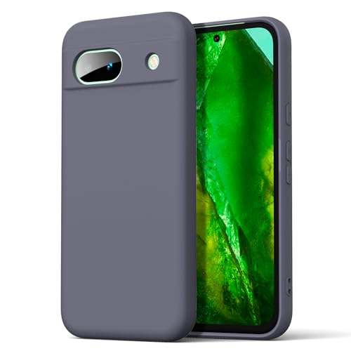 Byvuwiay Hülle kompatibel mit Google Pixel 8a Hülle, weiche TPU Flüssigsilikonhülle, Handyhülle Stoßfest Kratzfest Schutzhülle Google Pixel 8a Case, Dunkelgrau Byvuwiay Hülle kompatibel mit Google Pixel 8a Hülle, weiche TPU Flüssigsilikonhülle, Handyhülle Stoßfest Kratzfest Schutzhülle Google Pixel 8a Case, Dunkelgrau von Byvuwiay