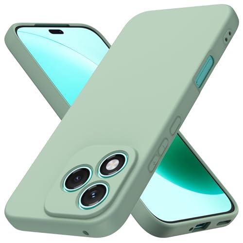 Byvuwiay Hülle kompatibel mit Honor 400 Lite Hülle, weiche TPU Flüssigsilikonhülle, Handyhülle Stoßfest Kratzfest Schutzhülle Honor 400 Lite Case, Matcha von Byvuwiay