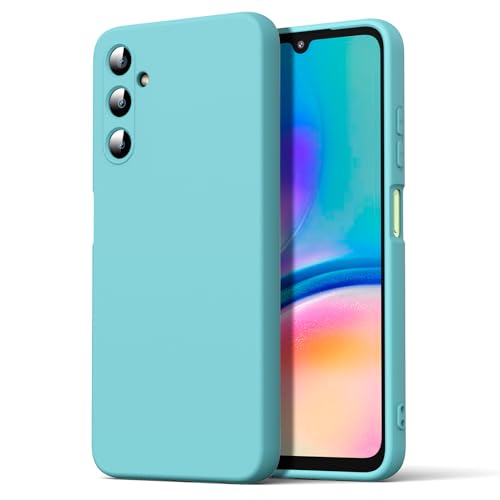 Byvuwiay Hülle kompatibel mit Samsung Galaxy A05s Hülle, weiche TPU Flüssigsilikonhülle, Handyhülle Stoßfest Kratzfest Schutzhülle Samsung Galaxy A05s Case, Hellblau Byvuwiay Hülle kompatibel mit Samsung Galaxy A05s Hülle, weiche TPU Flüssigsilikonhülle, Handyhülle Stoßfest Kratzfest Schutzhülle Samsung Galaxy A05s Case, Hellblau von Byvuwiay
