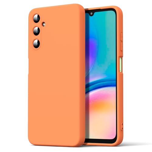 Byvuwiay Hülle kompatibel mit Samsung Galaxy A05s Hülle, weiche TPU Flüssigsilikonhülle, Handyhülle Stoßfest Kratzfest Schutzhülle Samsung Galaxy A05s Case, Orange Byvuwiay Hülle kompatibel mit Samsung Galaxy A05s Hülle, weiche TPU Flüssigsilikonhülle, Handyhülle Stoßfest Kratzfest Schutzhülle Samsung Galaxy A05s Case, Orange von Byvuwiay