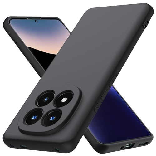 Byvuwiay Hülle kompatibel mit Xiaomi Redmi Note 14 Pro+5G Hülle, weiche TPU Flüssigsilikonhülle, Handyhülle Stoßfest Kratzfest Schutzhülle Xiaomi Redmi Note 14 Pro+5G Case, Schwarz Byvuwiay Hülle kompatibel mit Xiaomi Redmi Note 14 Pro+5G Hülle, weiche TPU Flüssigsilikonhülle, Handyhülle Stoßfest Kratzfest Schutzhülle Xiaomi Redmi Note 14 Pro+5G Case, Schwarz von Byvuwiay