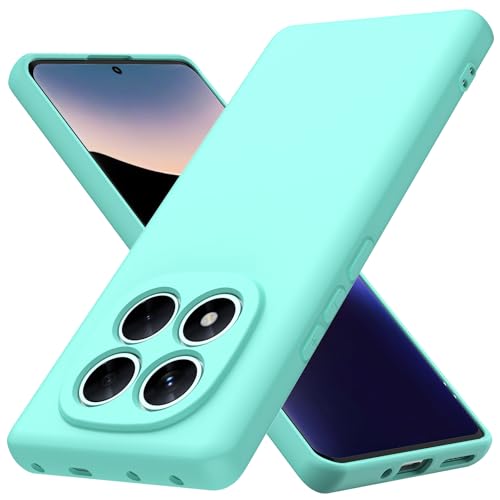 Byvuwiay Hülle kompatibel mit Xiaomi Redmi Note 14 Pro 5G, weiche TPU Flüssigsilikonhülle, Handyhülle Stoßfest Kratzfest Schutzhülle, Hellgrün Byvuwiay Hülle kompatibel mit Xiaomi Redmi Note 14 Pro 5G, weiche TPU Flüssigsilikonhülle, Handyhülle Stoßfest Kratzfest Schutzhülle, Hellgrün von Byvuwiay