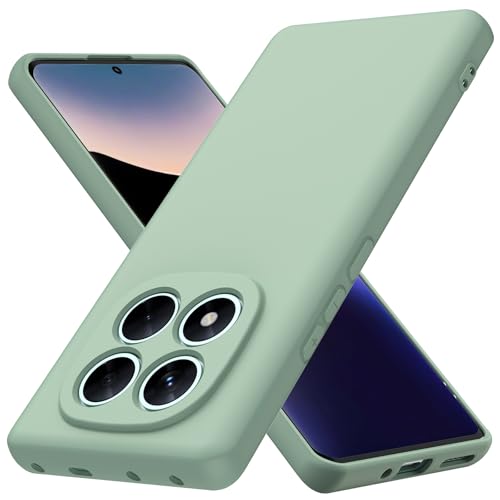 Byvuwiay Hülle kompatibel mit Xiaomi Redmi Note 14 Pro 5G, weiche TPU Flüssigsilikonhülle, Handyhülle Stoßfest Kratzfest Schutzhülle, Matcha Byvuwiay Hülle kompatibel mit Xiaomi Redmi Note 14 Pro 5G, weiche TPU Flüssigsilikonhülle, Handyhülle Stoßfest Kratzfest Schutzhülle, Matcha von Byvuwiay