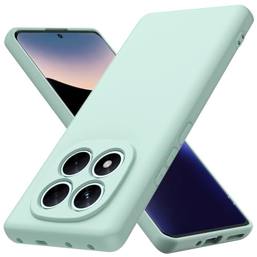 Byvuwiay Hülle kompatibel mit Xiaomi Redmi Note 14 Pro 5G, weiche TPU Flüssigsilikonhülle, Handyhülle Stoßfest Kratzfest Schutzhülle, Mint Byvuwiay Hülle kompatibel mit Xiaomi Redmi Note 14 Pro 5G, weiche TPU Flüssigsilikonhülle, Handyhülle Stoßfest Kratzfest Schutzhülle, Mint von Byvuwiay