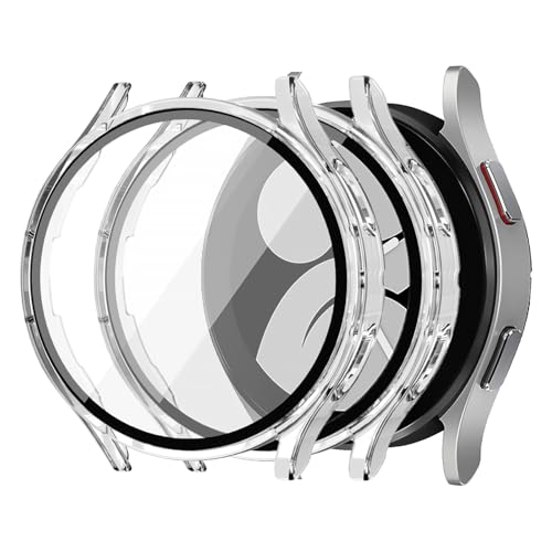 Bzzerumy 2 Stück Schutzhülle für Samsung Galaxy Watch 7 44mm,Kratzfeste und Stoßfeste Schutz für Samsung Watch 7,Transparente und Ultradünne Schutzhülle, Perfekte Passform für Samsung Watch 7 Zubehör Bzzerumy 2 Stück Schutzhülle für Samsung Galaxy Watch 7 44mm,Kratzfeste und Stoßfeste Schutz für Samsung Watch 7,Transparente und Ultradünne Schutzhülle, Perfekte Passform für Samsung Watch 7 Zubehör von Bzzerumy