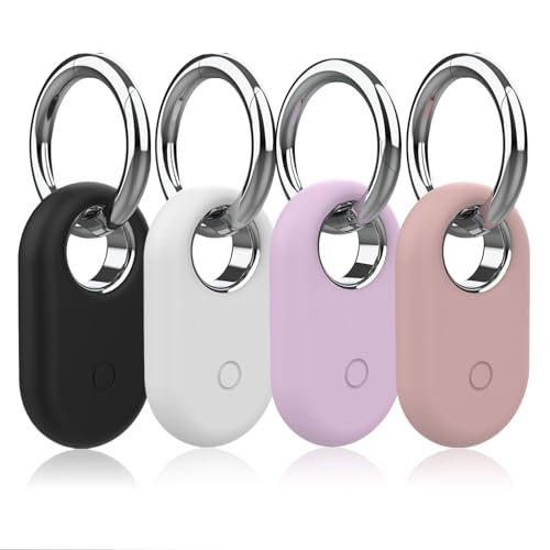 Bzzerumy 4-Stück-Set Hülle für Samsung Galaxy SmartTag 2, Silikon Schutzhülle mit Schlüsselanhänger, für Samsung Tag und Galaxy Smart Tag 2, langlebig und Anti-Kratz, Smarttag 2 Hülle mit Keyring Bzzerumy 4-Stück-Set Hülle für Samsung Galaxy SmartTag 2, Silikon Schutzhülle mit Schlüsselanhänger, für Samsung Tag und Galaxy Smart Tag 2, langlebig und Anti-Kratz, Smarttag 2 Hülle mit Keyring von Bzzerumy