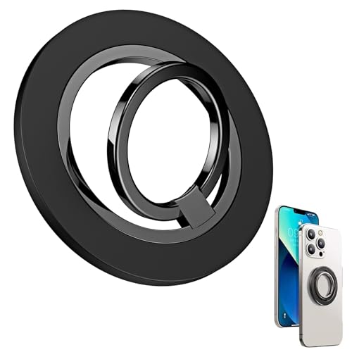 Bzzerumy Magnetic Phone Ring Holder, Magnetic Cell Phone Grip Stand Finger Ring Kickstand mit Two-Sided Magnetic Kompatibel iPhone 15 Pro Max 14 13 12,Android,Zubehör Bzzerumy Magnetic Phone Ring Holder, Magnetic Cell Phone Grip Stand Finger Ring Kickstand mit Two-Sided Magnetic Kompatibel iPhone 15 Pro Max 14 13 12,Android,Zubehör von Bzzerumy