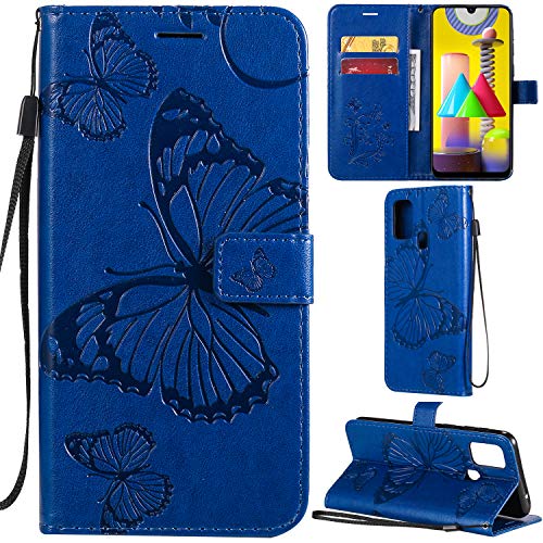 C/N DodoBuy Hülle für Xiaomi Redmi 9C, 3D Schmetterling Muster Prämie PU Leder Schutzhülle Tasche Case Flip Cover Brieftasche Ständer mit Kartenfächer Kartenfach - Blau C/N DodoBuy Hülle für Xiaomi Redmi 9C, 3D Schmetterling Muster Prämie PU Leder Schutzhülle Tasche Case Flip Cover Brieftasche Ständer mit Kartenfächer Kartenfach - Blau von C/N