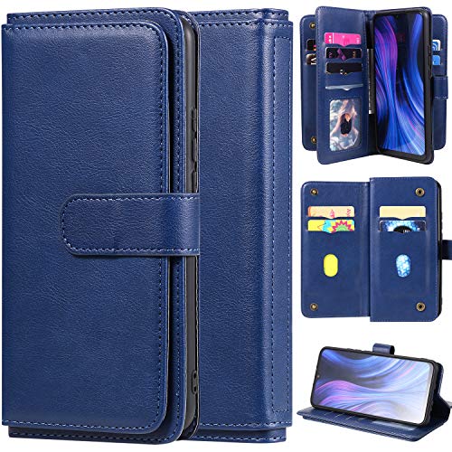 C/N DodoBuy Wallet Hülle für Motorola Moto G9 Plus, PU Leder Magnetische Flip Cover Multifunktion Handy Tasche Brieftasche Geldbörse Case Stand Kartenfächer - Dunkelblau C/N DodoBuy Wallet Hülle für Motorola Moto G9 Plus, PU Leder Magnetische Flip Cover Multifunktion Handy Tasche Brieftasche Geldbörse Case Stand Kartenfächer - Dunkelblau von C/N
