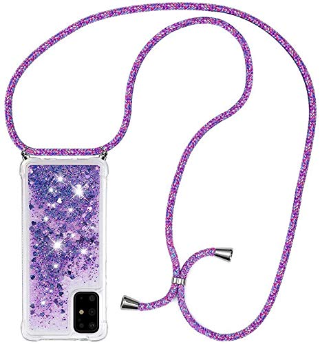 C/N Handykette für Samsung Galaxy S20 FE Hülle,Glitzer Hülle Flüssig Bewegende Treibsand Transparent Handyhülle - Silikonhülle, Hülle mit Band, Stylische Kette mit Hülle für Samsung S20 FE C/N Handykette für Samsung Galaxy S20 FE Hülle,Glitzer Hülle Flüssig Bewegende Treibsand Transparent Handyhülle - Silikonhülle, Hülle mit Band, Stylische Kette mit Hülle für Samsung S20 FE von C/N