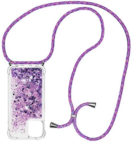 C/N Handykette für iPhone 12 Pro Max Hülle,Glitzer Hülle Flüssig Bewegende Treibsand Transparent Handyhülle - Silikonhülle, Hülle mit Band, Stylische Kette mit Hülle für iPhone 12 Pro Max C/N Handykette für iPhone 12 Pro Max Hülle,Glitzer Hülle Flüssig Bewegende Treibsand Transparent Handyhülle - Silikonhülle, Hülle mit Band, Stylische Kette mit Hülle für iPhone 12 Pro Max von C/N