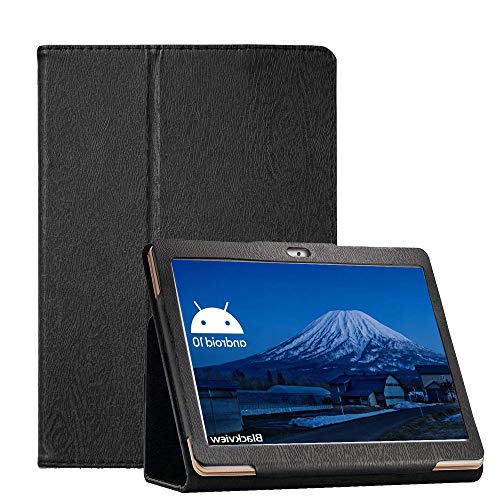 C/N Hülle für Blackview Tab8 Tablet, Ultra Schlank Schutzhülle Etui mit Standfunktion Smart Case Cover für Blackview Tab8 Tablet, Schwarz von C/N