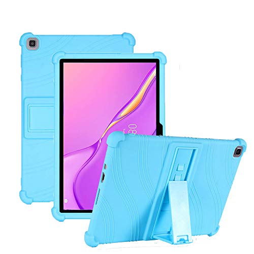 C/N Hülle für Lenovo Tab P11, Leicht Silikon Weich Kindgerechte Hülle mit Standfunktion für Lenovo Tab P11, Blau von C/N