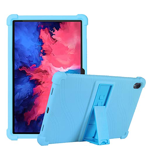 C/N Hülle für Lenovo Tab P11, Stand Silikon kinderfreundliche Stoßfest Schützend Abdeckung Hüllen für Lenovo Tab P11 11-Zoll 2020 TB-J606F/J606X, Blau von C/N