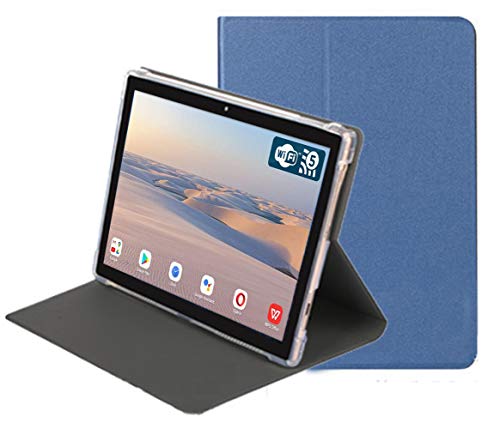 C/N Hülle für YESTEL T5, Leicht PU Leder Folio Ständer Schutzhülle Etui Case für YESTEL T5 10 Zoll Tablet, Blau von C/N