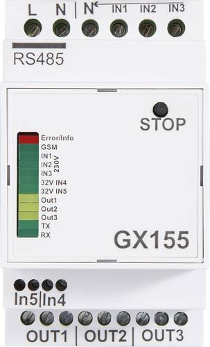 C-Control GX155 GSM Modul 110 V/AC, 230 V/AC Funktion (GSM): Alarmieren, Schalten von C-Control