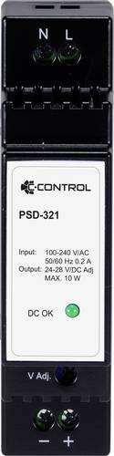 C-Control PSD-321 Hutschienen-Netzteil (DIN-Rail) Verbrauch (StandBy) 0.3W 24 V/DC 0.42A 10W Anzahl von C-Control