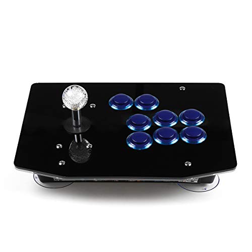 C-FUNN Arcade Stick PC Spiel Joystick USB Fightstick Licht 6 Tasten Controller – Blau C-FUNN Arcade Stick PC Spiel Joystick USB Fightstick Licht 6 Tasten Controller – Blau von C-FUNN