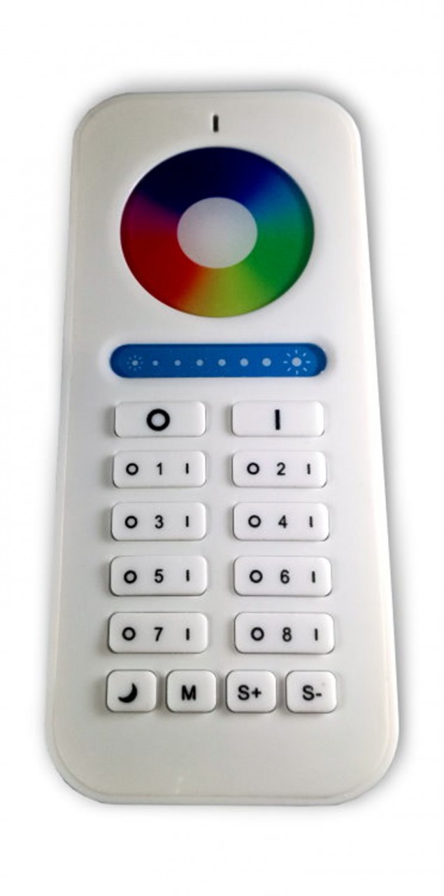 2.4 G WiFi 8 Kanal LED Fernbedienung RGB+W/WW+Dimmen 2.4 G WiFi 8 Kanal LED Fernbedienung RGB+W/WW+Dimmen von C-Light GmbH