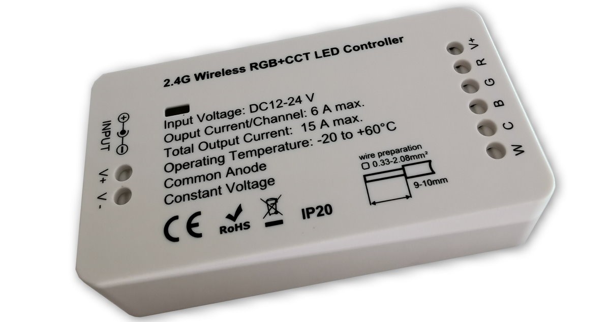 2.4G Wireless LED Controller RGB+CCT+Dimmer 2.4G Wireless LED Controller RGB+CCT+Dimmer von C-Light GmbH