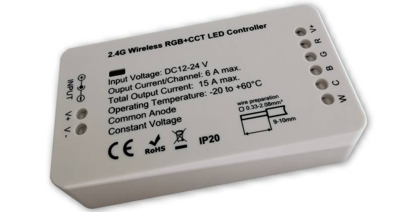 2.4G Wireless LED Controller RGB+CCT+Dimmer von C-Light GmbH