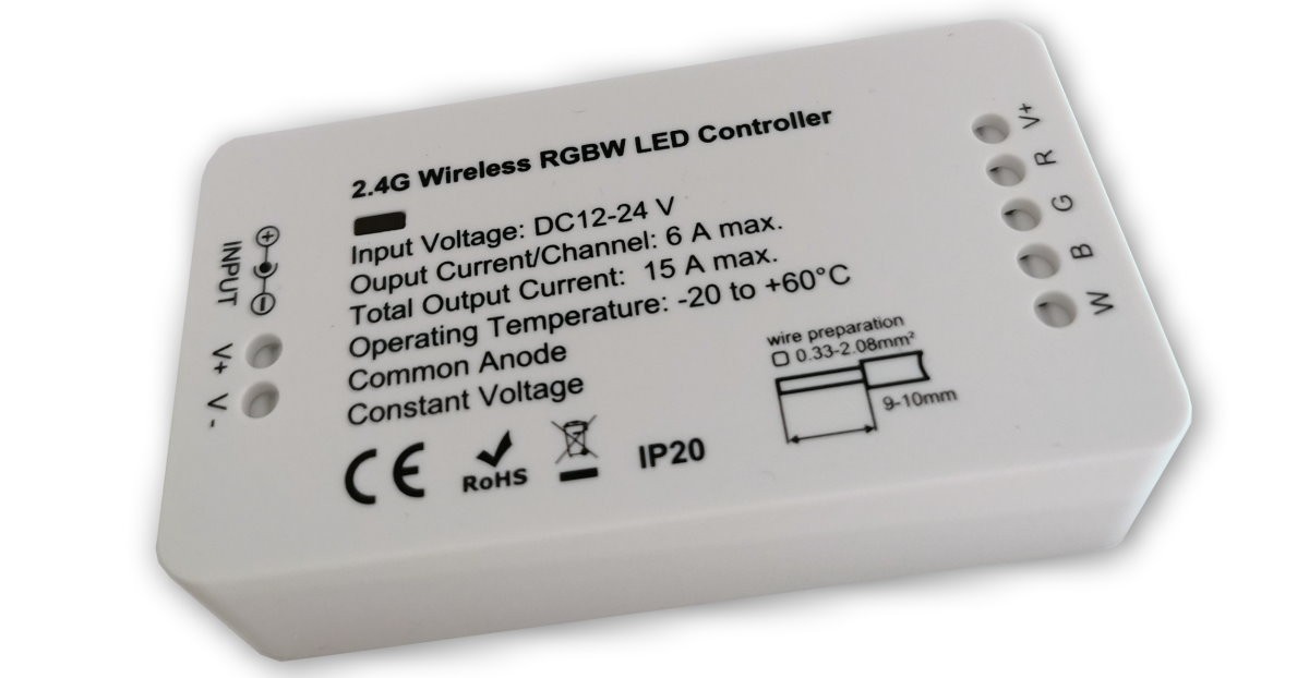 2.4G Wireless LED Controller RGB+W/WW+Dimmer 2.4G Wireless LED Controller RGB+W/WW+Dimmer von C-Light GmbH