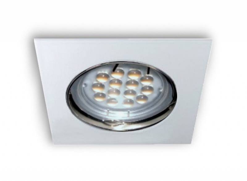 3er LED Square Set 3,5 W High Lumen 230 V / GU10 weiss von C-Light GmbH