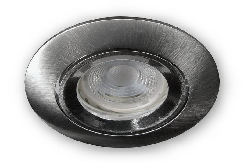 3er SET 230 V - 3 W LED (PA-TLW) GU10 Strahler 902 alu gebürstet von C-Light GmbH