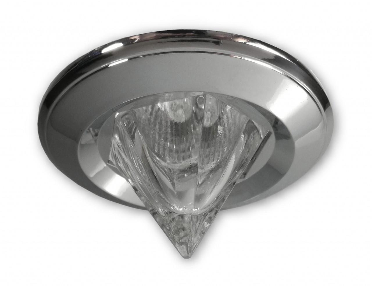 3er SET 230 V - 7 W LED (PA-TLW) GU10 Pyramiden Spots chrom glänzend von C-Light GmbH