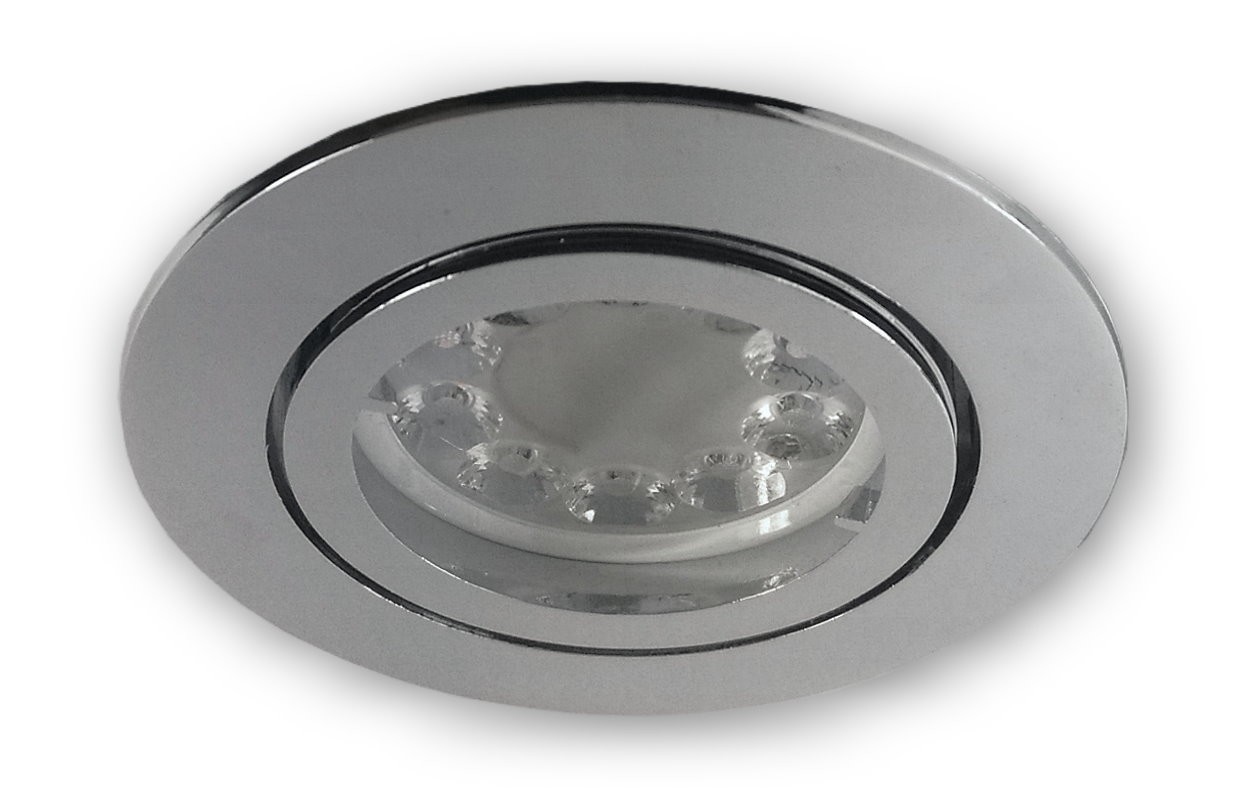 Dimmbarer LED Strahler 5W RGB + CCT GU10 230V - 68 mm Lochbohrung chrom glänzend Dimmbarer LED Strahler 5W RGB + CCT GU10 230V - 68 mm Lochbohrung chrom glänzend von C-Light GmbH