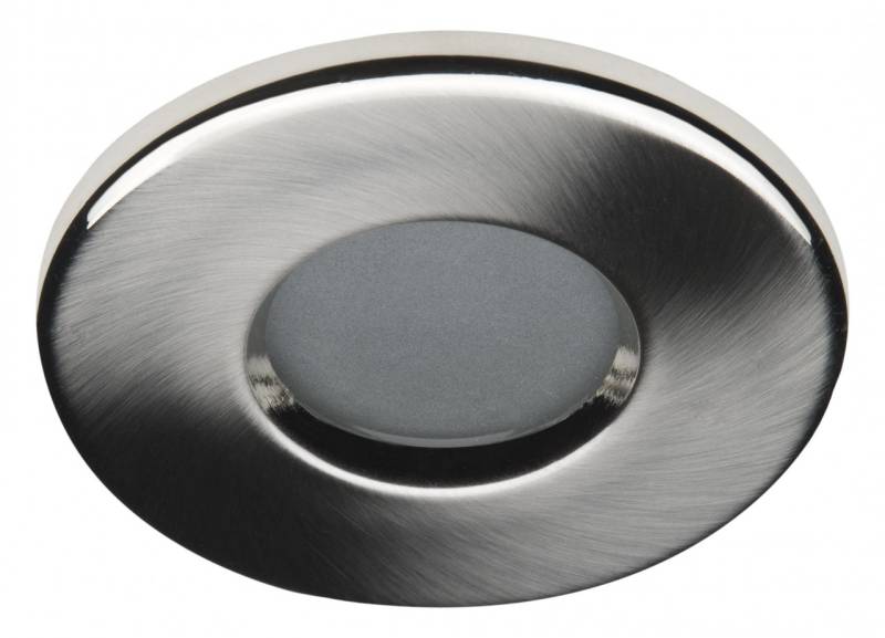 LED Bad Strahler 3er-Set 12V Rund alu gebürstet - 3W LED HL warmweiss von C-Light GmbH