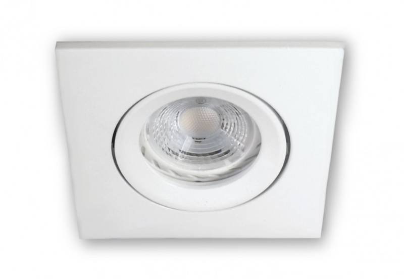LED Einbaustrahler GU10 Dimmbar 230V 906 weiss - 7,5 W (PA-TLW) von C-Light GmbH