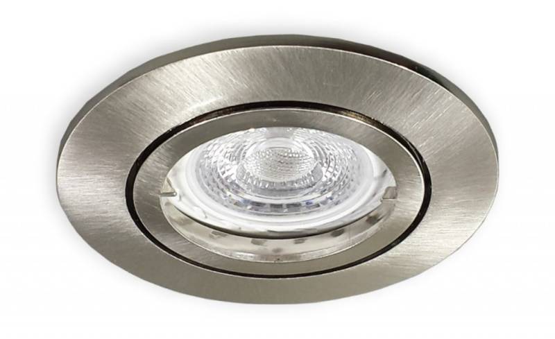 LED Spot Set 12 V alu gebürstet für 68 mm Lochbohrung 5 x 3 W neutral weiß von C-Light GmbH