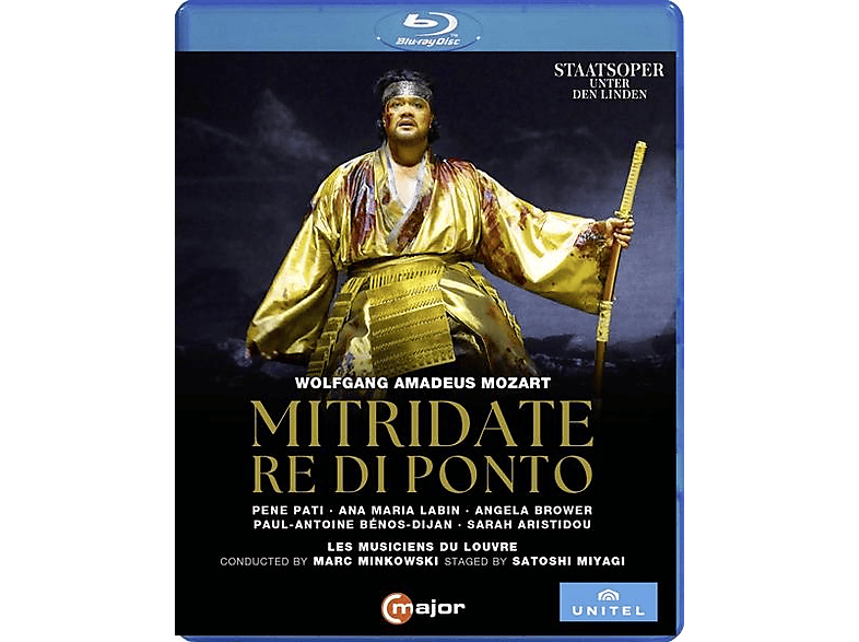 Aristidou, Sarah/Bénos-Djian, Paul-Antoine/Brower, Angela/Labin, Ana Maria/Minkowski, Marc/Musiciens du Louvre, Les/Pati, Pene - Mozart: Mitridate, re di Ponto [Staatsoper Berlin, Dezember 2022] (Blu-ray) von C MAJOR
