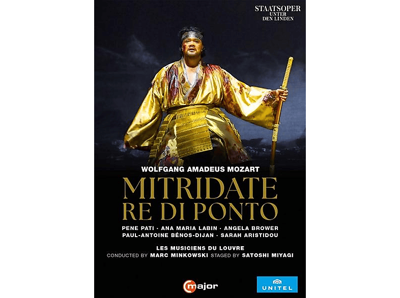 Aristidou, Sarah/Bénos-Djian, Paul-Antoine/Brower, Angela/Labin, Ana Maria/Minkowski, Marc/Musiciens du Louvre, Les/Pati, Pene - Mozart: Mitridate, re di Ponto [Staatsoper Berlin, Dezember 2022] (DVD) von C MAJOR