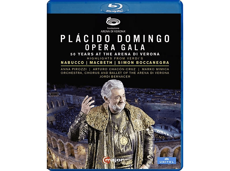 Domingo/Bernàcer/Orchestra of Arena di Verona - Plácido Domingo Opera Gala (Blu-ray) von C MAJOR