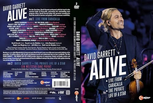 David Garrett: Alive [2 DVDs: Live from Caracalla & The privat life of a Star] von C Major (Naxos Deutschland GmbH)