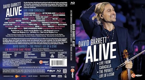 David Garrett: Alive - Live from Caracalla & The privat life of a Star [Blu-ray] von C Major (Naxos Deutschland GmbH)