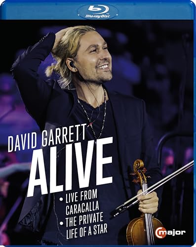 David Garrett: Alive - Live from Caracalla & The privat life of a Star [Blu-ray] von C Major (Naxos Deutschland GmbH)