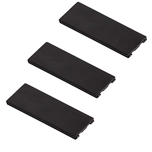C-Slide Slim Sliding Webcam-Abdeckung, langlebiger Kunststoff, kein Kratzen, geeignet für Computer, Laptops, Macs, Chromebooks, mehr 3.8x1.3 cm, 1 mm dick Schwarz Black Family Pack von C-SLIDE