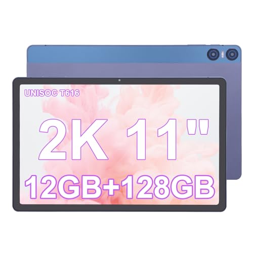 C idea 11-Zoll-Tablet, 2K-Tablet mit Android 13,12GB RAM + 128GB ROM (1 TB TF),Gaming-Tablet mit SIM, Google GMS-Zertifiziert, 4G lET + 5G/2,4G WiFi, 8000 mAh Akku von C idea