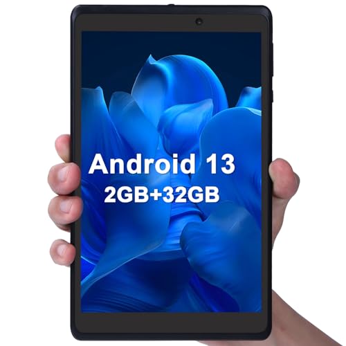 C idea 8-Zoll-Tablet für Teenager, Android 13-Tablet mit Blaulicht-Displayschutz für Jugendliche / 2 GB RAM 32 GB ROM (TF 64 GB) / 5000-mAh-Akku-Tablet mit TF-Kartensteckplatz/BT/Typ-C von C idea