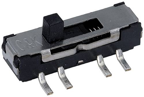 C & K Switches JS207011CQNR Schiebeschalter 6V 300mA 2 x Ein/Ein/Ein Bulk von C & K Switches