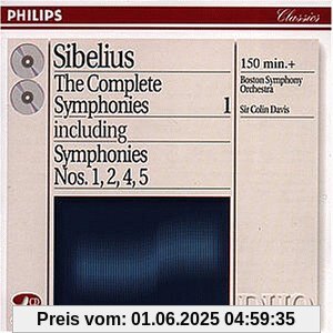 Sibelius Sinfonien 1/2/4/5 von C. Davis