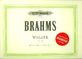 Walzer op39 (+CD): für Klavier zu 4 Händen von C. F. Peters Ltd & Co. KG