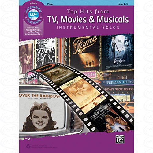 TOP HITS FROM TV MOVIES + MUSICALS - arrangiert für Viola - mit CD [Noten/Sheetmusic] von C.F. Peters