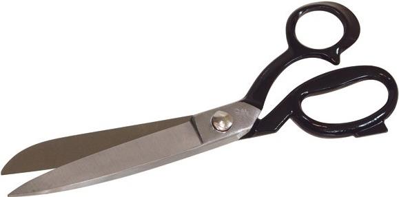 C.K Stoffschere, Länge: 260 mm, für Rechtshänder komplett geschmiedete polierte Schneiden mit Japangriff (C809510) von C.K Tools